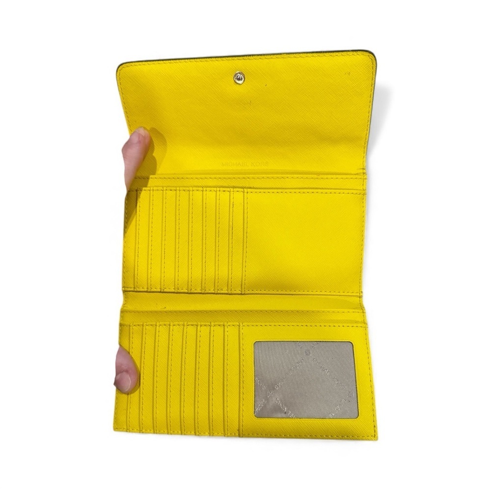 Michael Kors Yellow Women's Wallet - Picture 5 of 6
